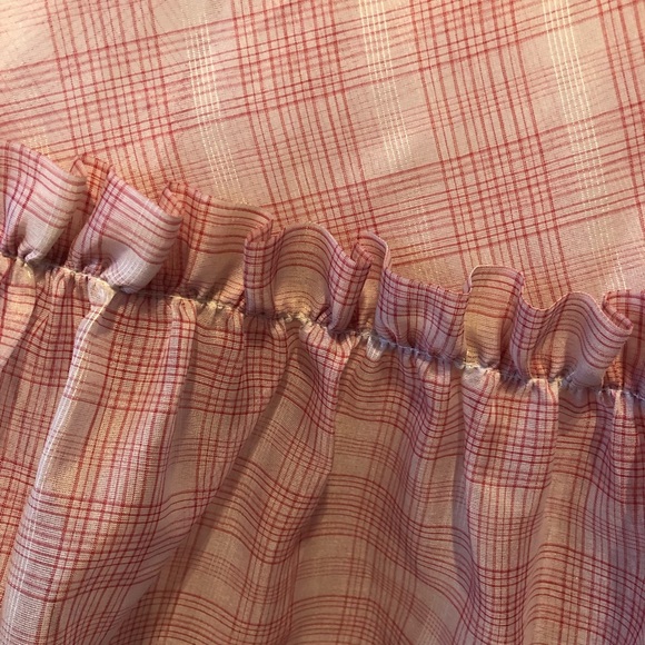 Calvin Klein check print silk gown - Picture 7 of 11